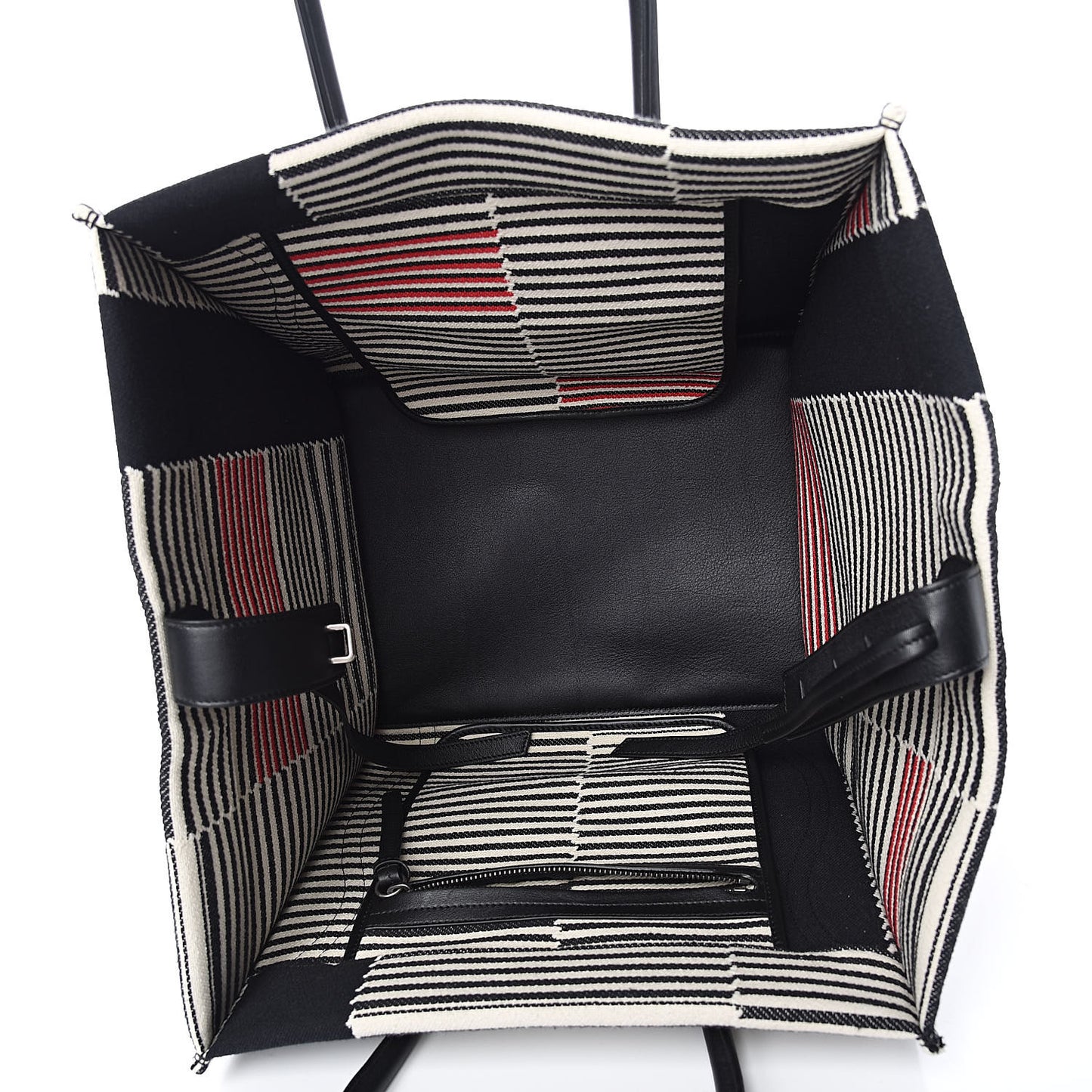 Cotton Canvas Stripped Medium Phantom Luggage Multicolor