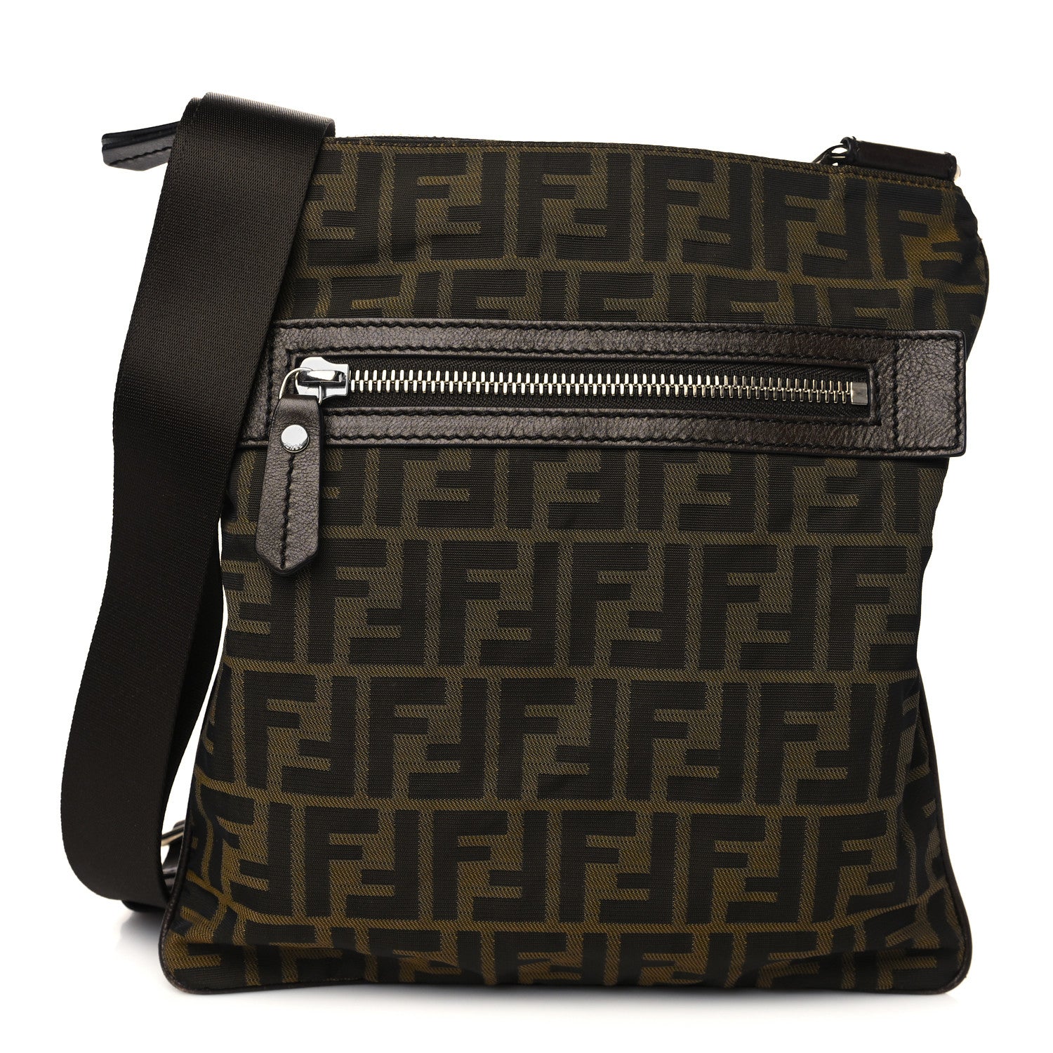Fendi Zucca Messenger Bag Tobacco 1 of 6