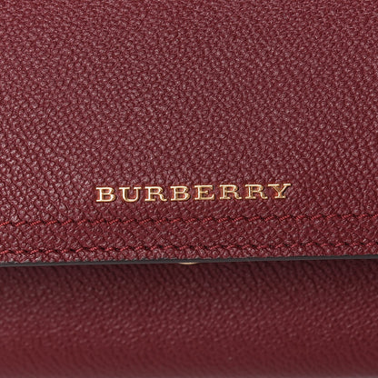 Burberry Grainy Calfskin Henley Wallet On Chain Burgundy 6 of 9