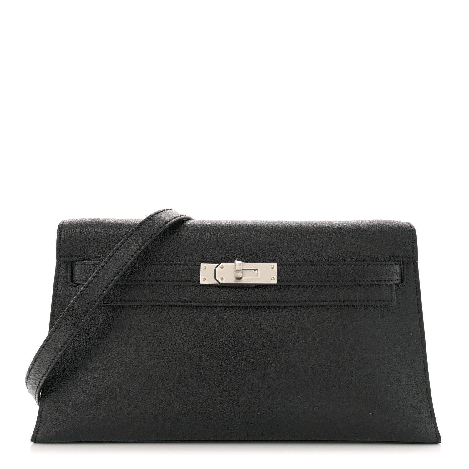 Hermes Chevre Chamkila Kelly Elan Black 1 of 11