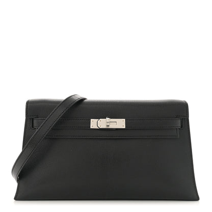 Hermes Chevre Chamkila Kelly Elan Black 1 of 11