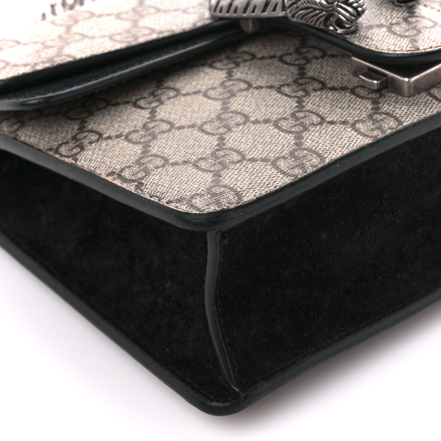 GG Supreme Monogram Mini Dionysus Shoulder Bag Black