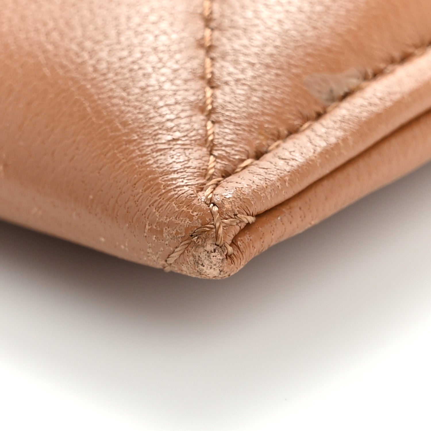 Chanel Lambskin Quilted Chanel 19 Card Holder Brown 10 of 12