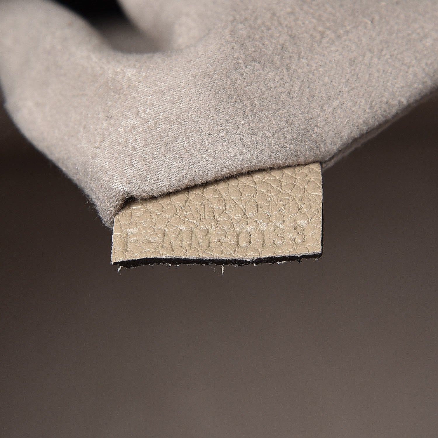 Celine Drummed Calfskin Mini Luggage Dune 7 of 10