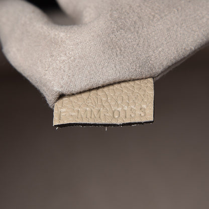 Celine Drummed Calfskin Mini Luggage Dune 7 of 10