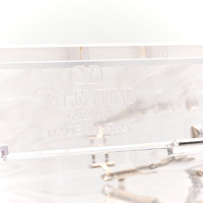 Valentino Garavani Clear Acrylic Mini Le Troisieme Shopping Bag Transparente 6 of 9