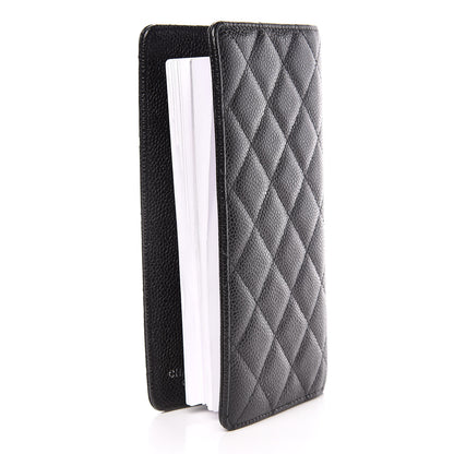 Chanel Caviar Quilted Medium Agenda Cover Black 3 of 10