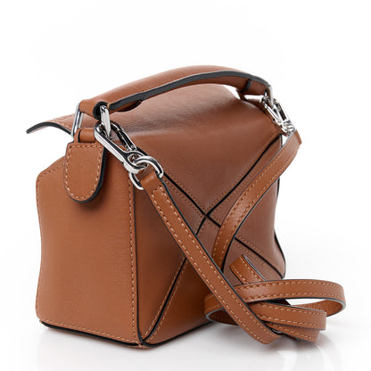 Loewe Calfskin Mini Puzzle Bag Tan 3 of 11