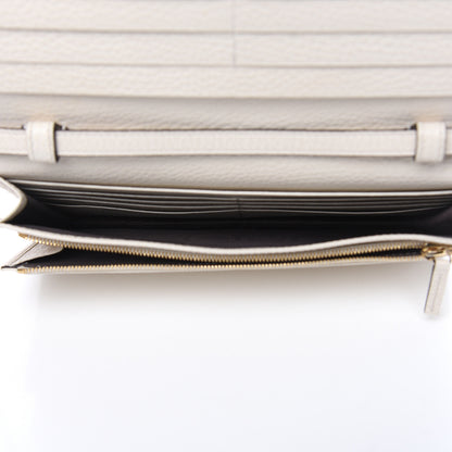 Gucci Dollar Calfskin Mini Swing Wallet Bag Mystic White 5 of 9