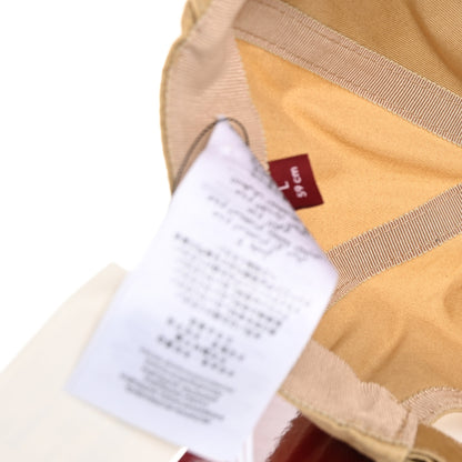 Gucci Cotton Logo Script Baseball Hat L Camel 7 of 13