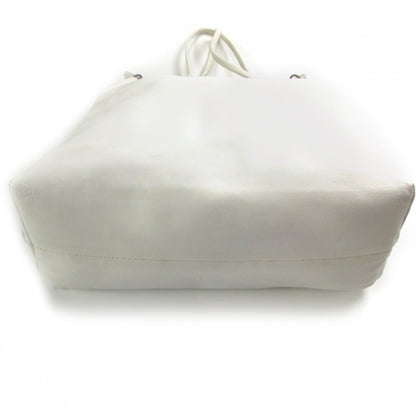 Bottega Veneta Leather Maxi Tote White 4 of 11