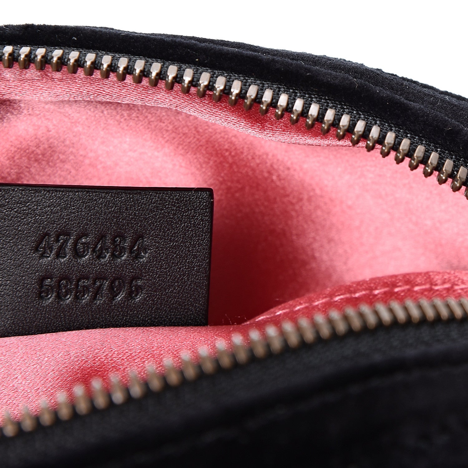 Gucci Velvet Matelasse GG Marmont Belt Bag 85 34 Black 6 of 10