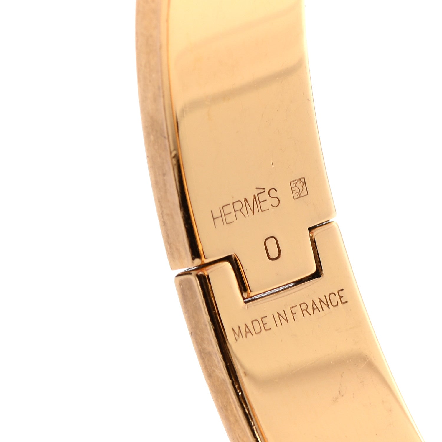 Hermes Enamel Narrow Clic Clac H Bracelet PM White 4 of 4