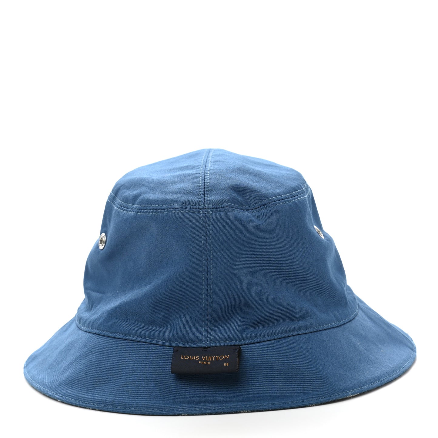 Monogram Denim Transformable Bob Bucket Hat 58 Blue