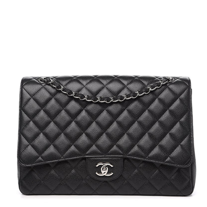 Chanel Caviar Quilted Maxi Single Flap Black 1 of 8