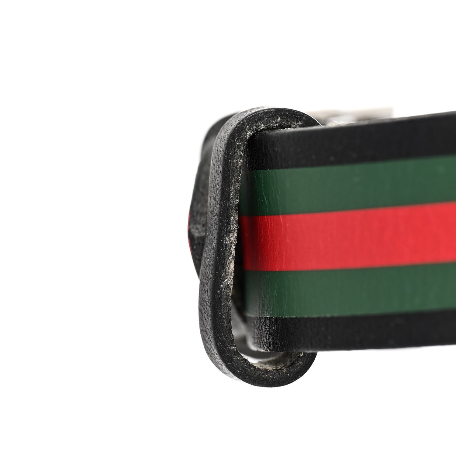 Gucci Stainless Steel Calfskin 38mm G-Timeless Stripe Web Quartz Watch Black 6 of 8