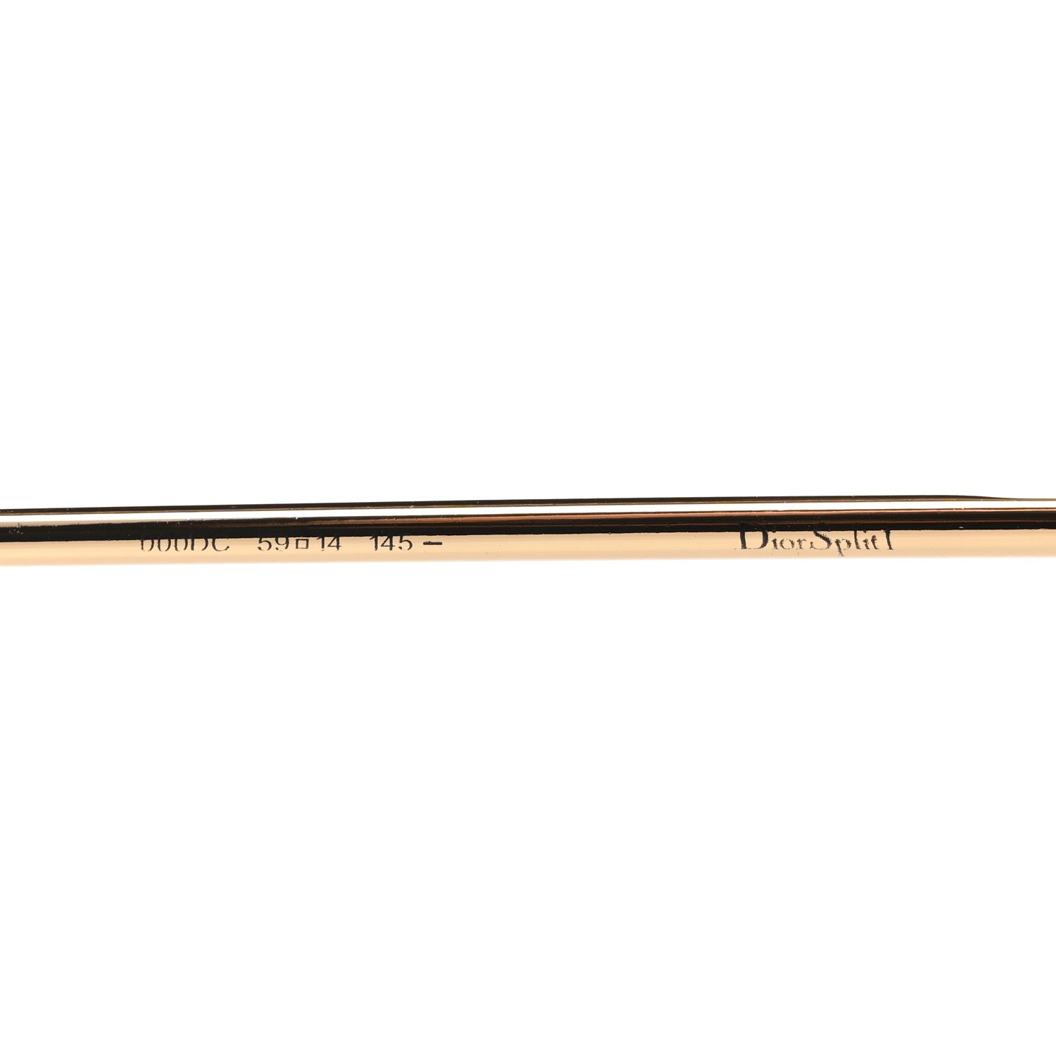 Christian Dior Split 1 Aviator Sunglasses Gold 5 of 6
