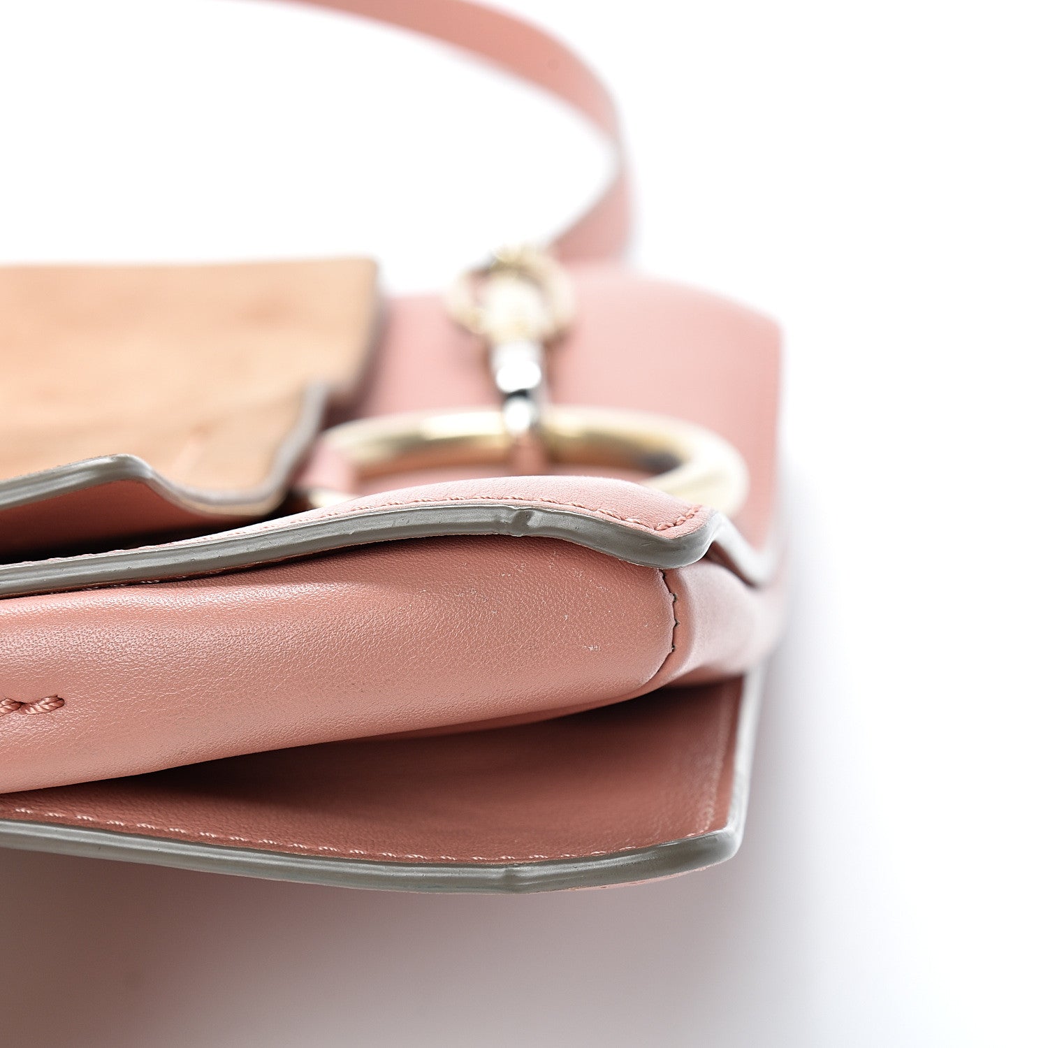 Chloe Suede Calfskin Small Faye Shoulder Bag Blushy Pink 13 of 17