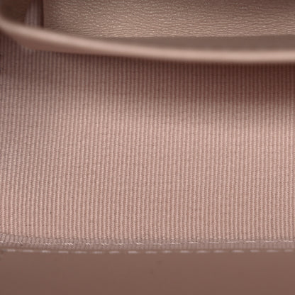 Chanel Lambskin Quilted Small Chic Riviera Top Handle Vanity Case White 5 of 15