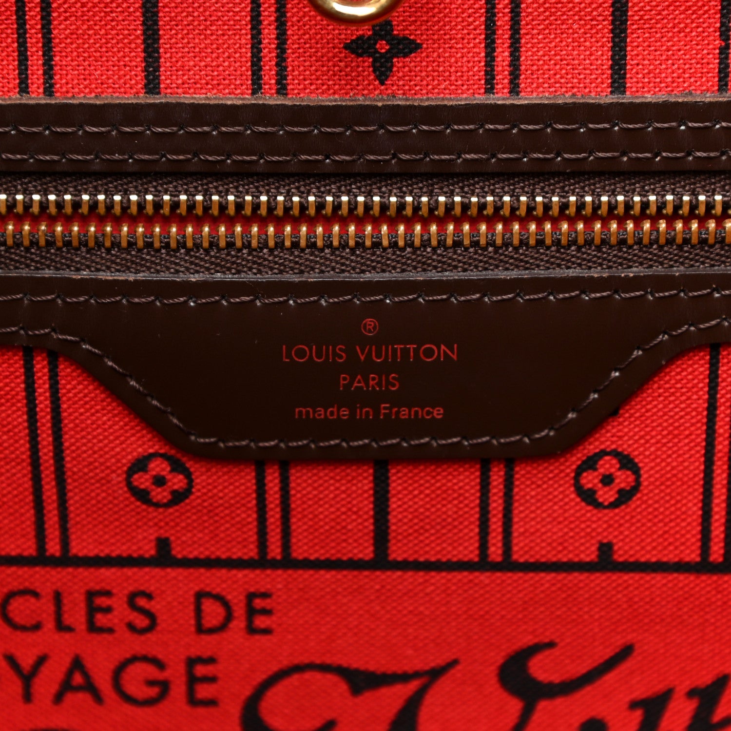 Louis Vuitton Damier Ebene Neverfull MM 6 of 14