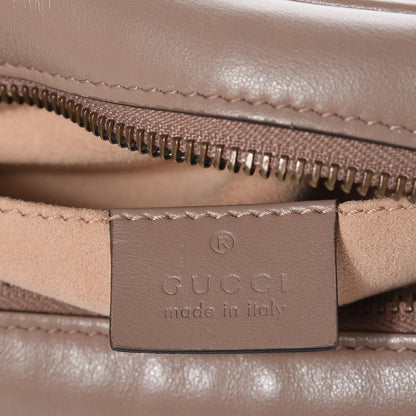 Gucci Calfskin Matelasse Mini GG Marmont Chain Shoulder Bag Nude 6 of 7