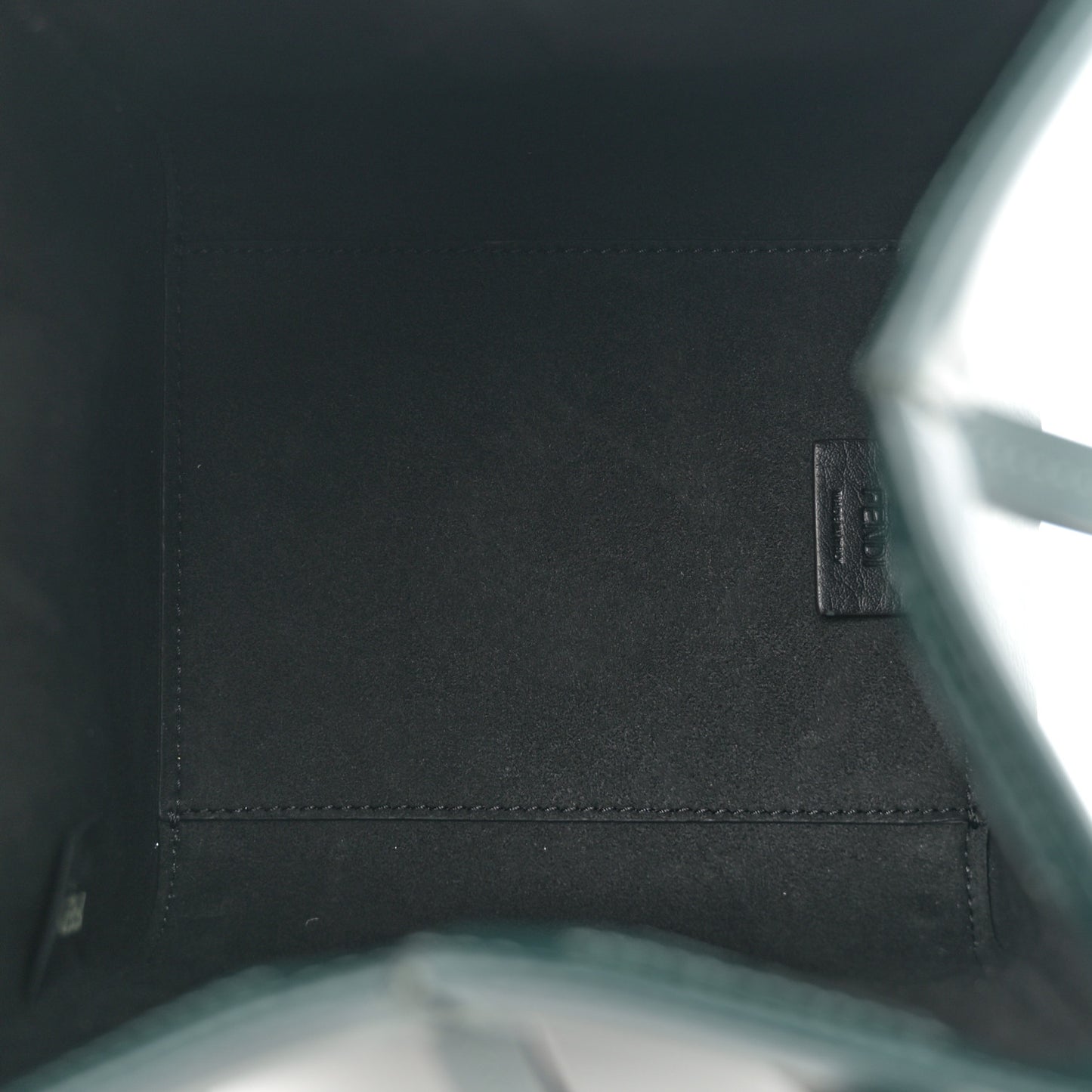 Vitello Cher Grace Mini Fendi Origami Verde Inglese