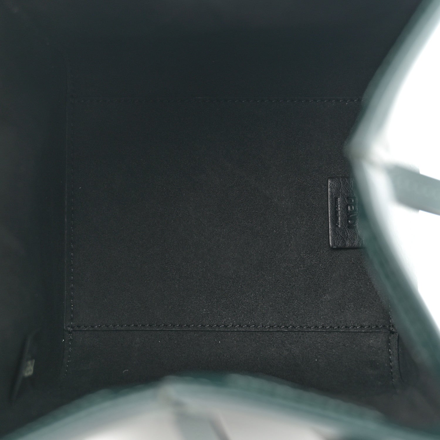 Fendi Vitello Cher Grace Mini Fendi Origami Verde Inglese 5 of 11