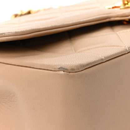 Chanel Lambskin Quilted Small Single Flap Beige 6 of 12