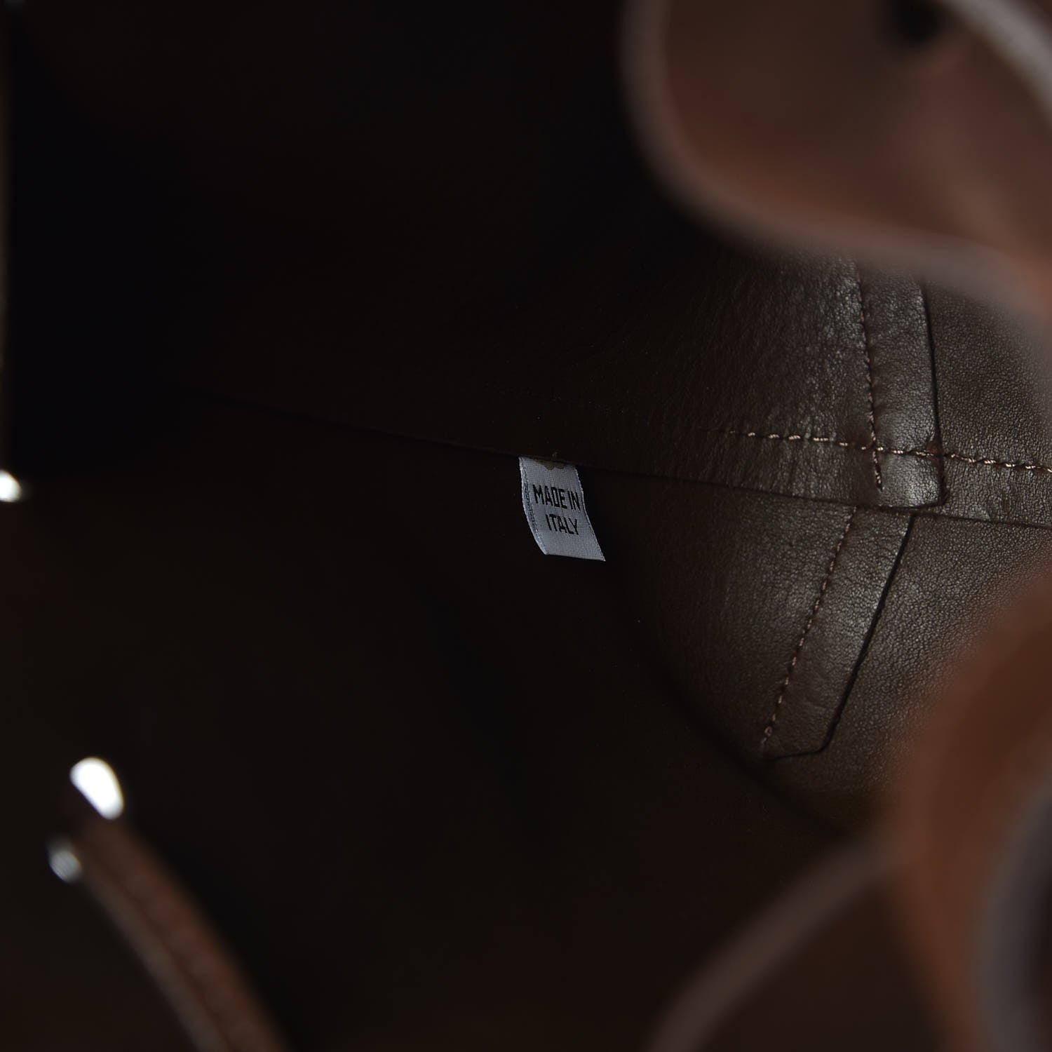 Mansur Gavriel Suede Mini Bucket Bag Chocolate 6 of 7