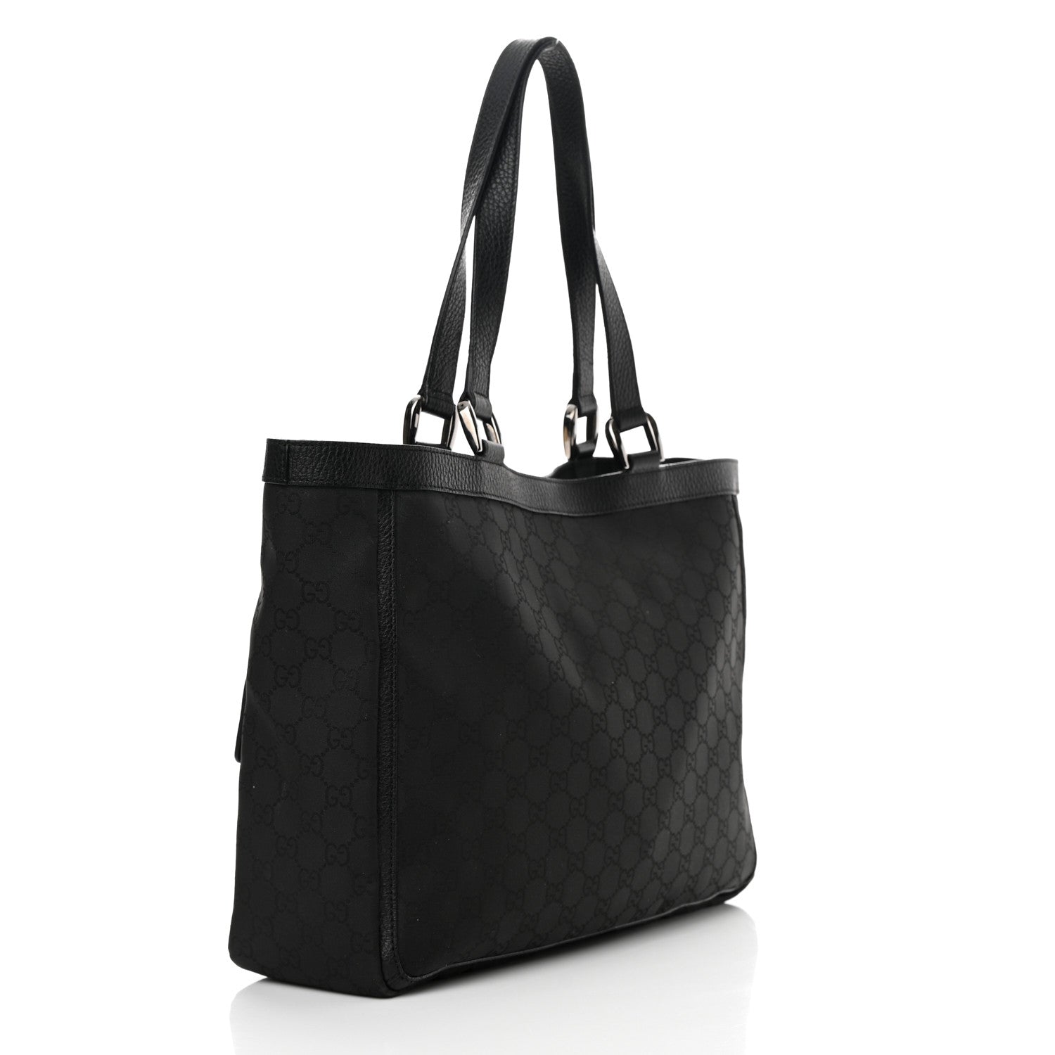 Gucci Monogram Abbey D Ring Tote Black 3 of 14