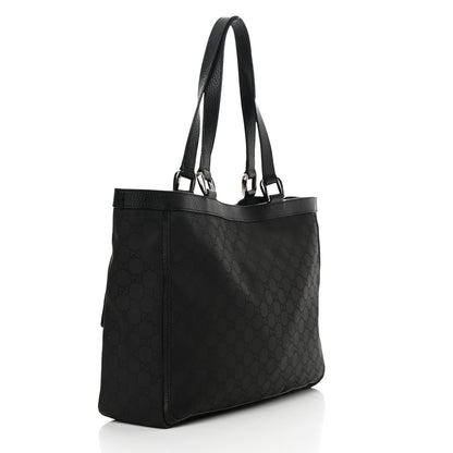 Gucci Monogram Abbey D Ring Tote Black 3 of 14