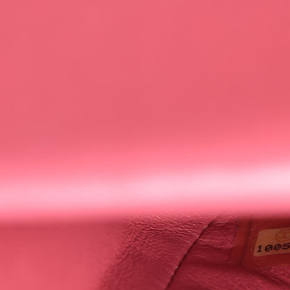 Chanel Caviar Quilted Medium Double Flap Dark Pink 9 of 11