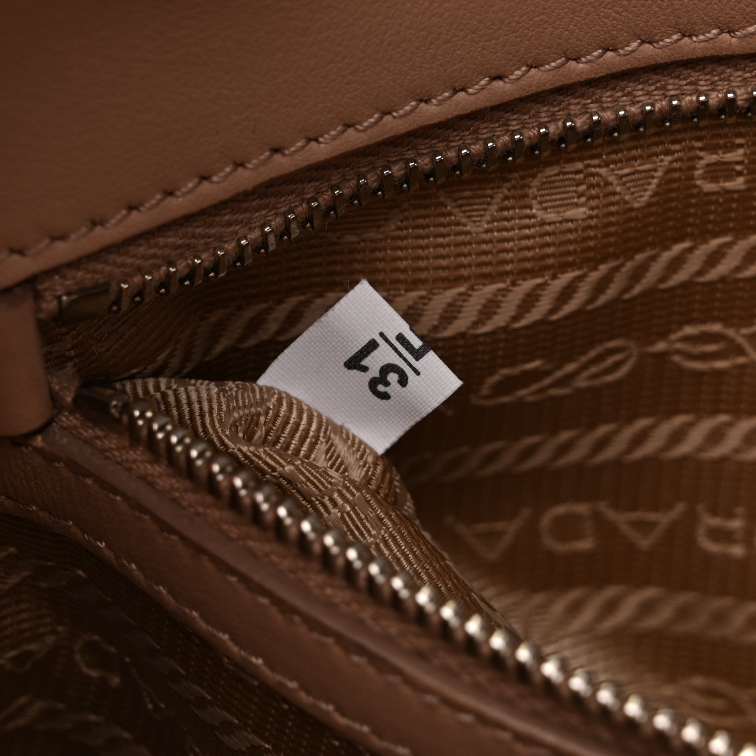Prada Soft Calfskin Diagramme Camera Bag Cipria 7 of 13