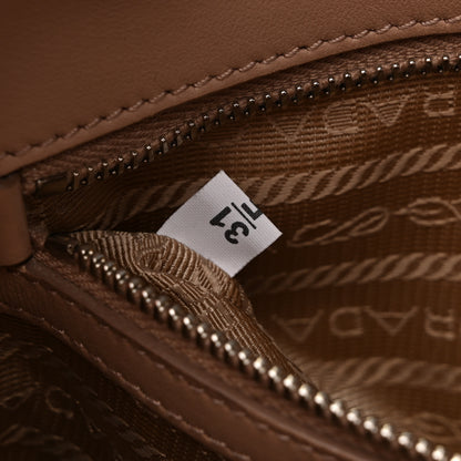 Prada Soft Calfskin Diagramme Camera Bag Cipria 7 of 13
