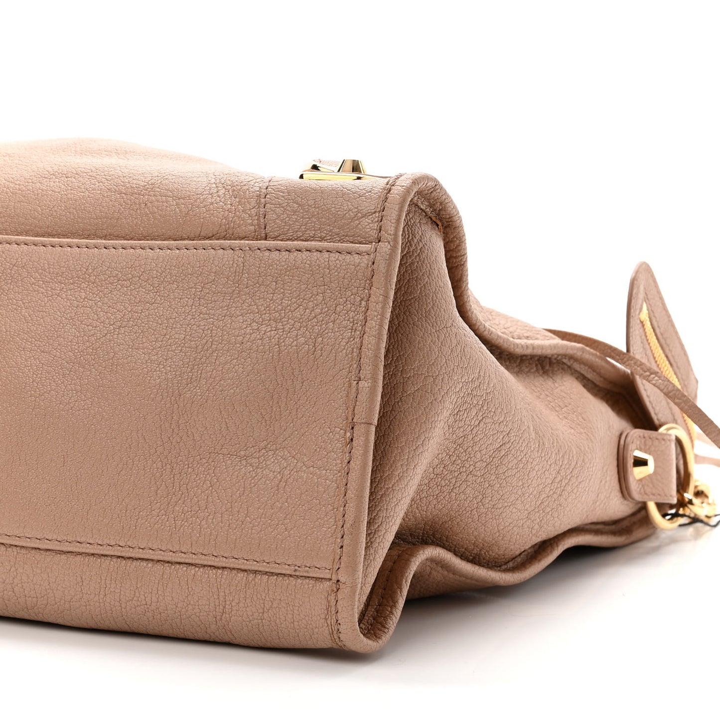 Chevre Gold Metallic Edge Hardware City Rose Des Sables