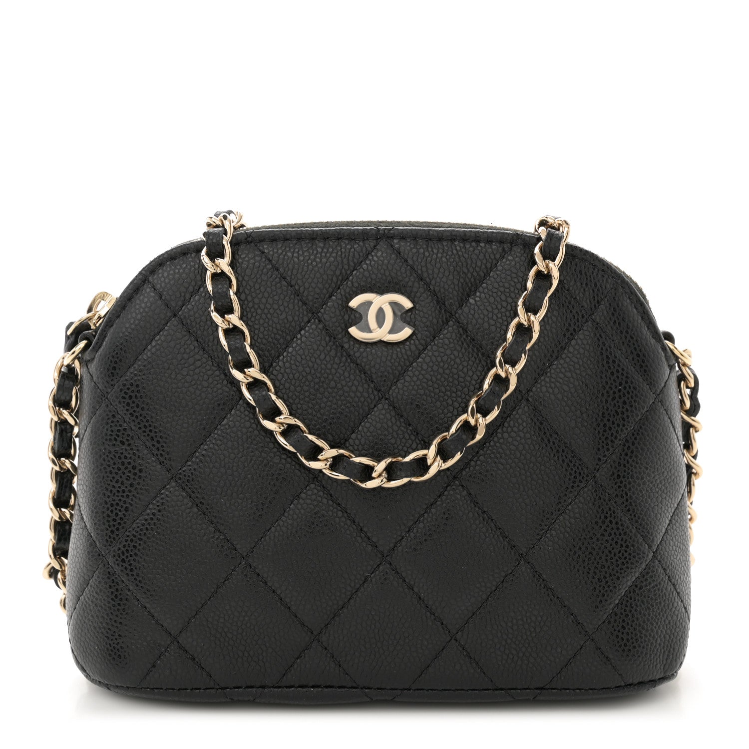 Chanel Caviar Quilted Classic Clutch with Chain Black 1 of 12