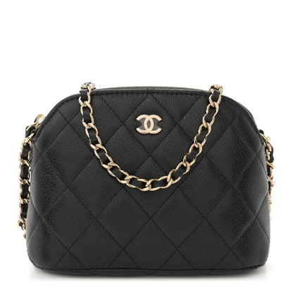 Chanel Caviar Quilted Classic Clutch with Chain Black 1 of 12