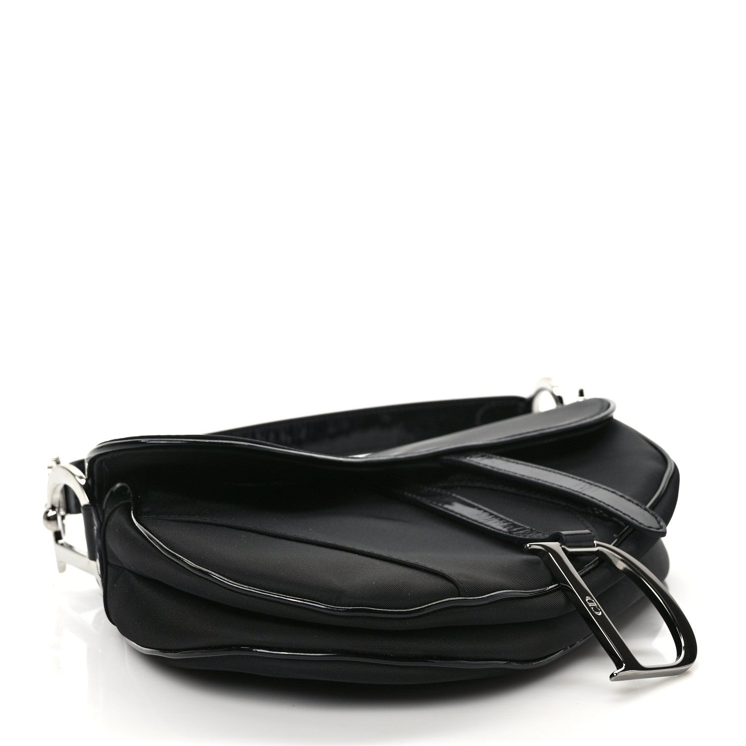 Christian Dior Nylon Saddle Bag Black 4 of 9