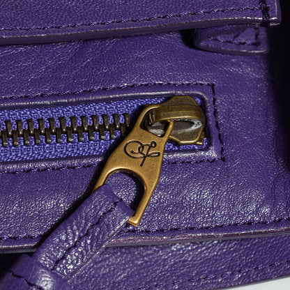 Proenza Schouler Lambskin Medium PS1 Satchel Violet 26 of 26