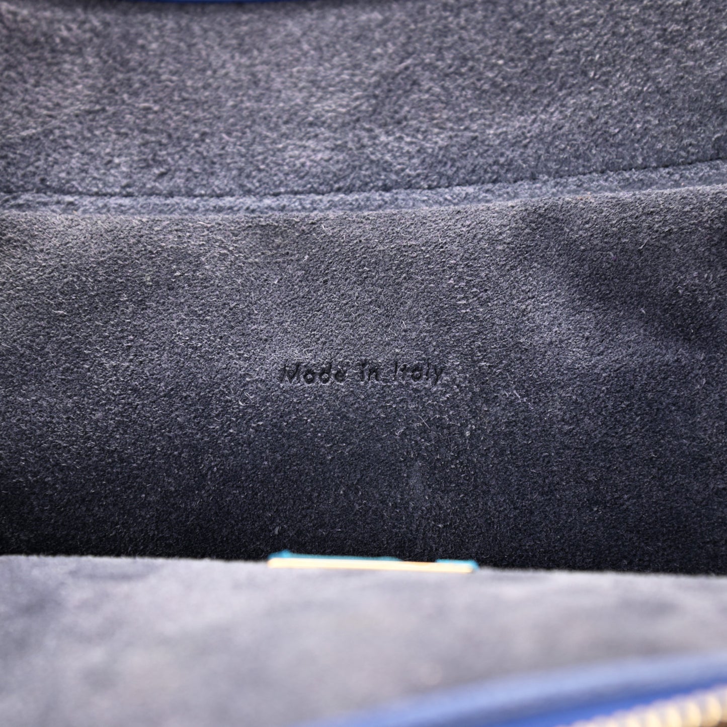 Grained Calfskin Mini Belt Bag Indigo