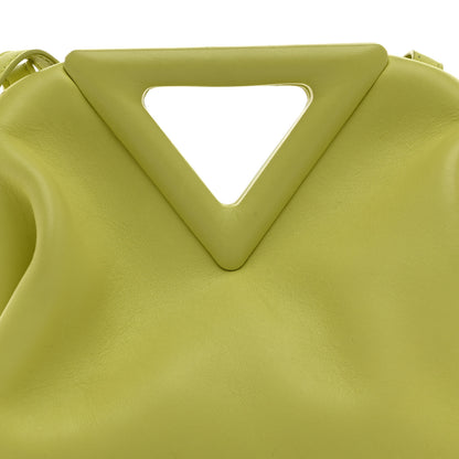Bottega Veneta Calfskin Small The Point Triangle Bag Seagrass 7 of 9