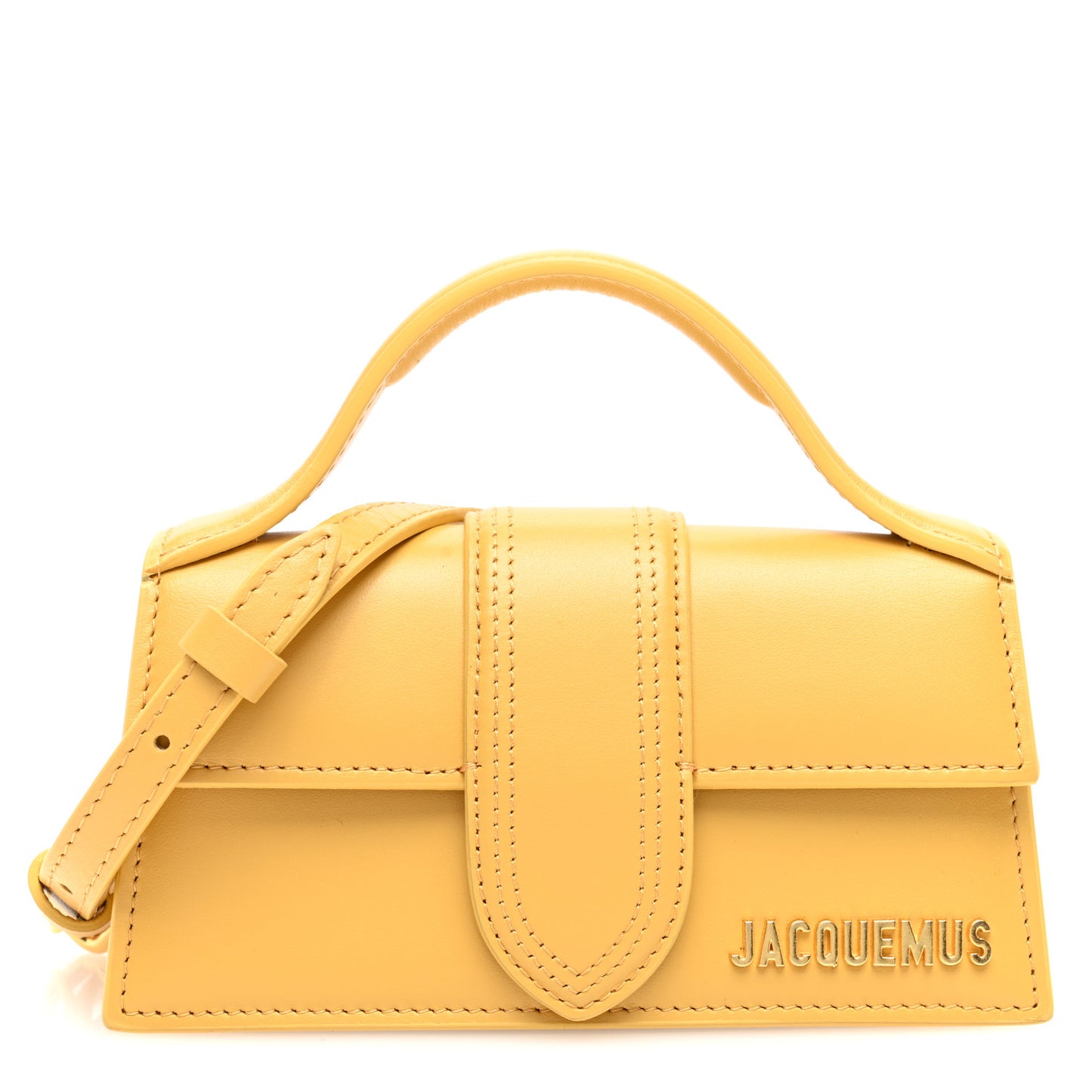 Smooth Calfskin Le Bambino Dark Yellow