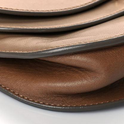 Chloe Calfskin Georgia Crossbody Bag Chestnut Cream 11 of 13