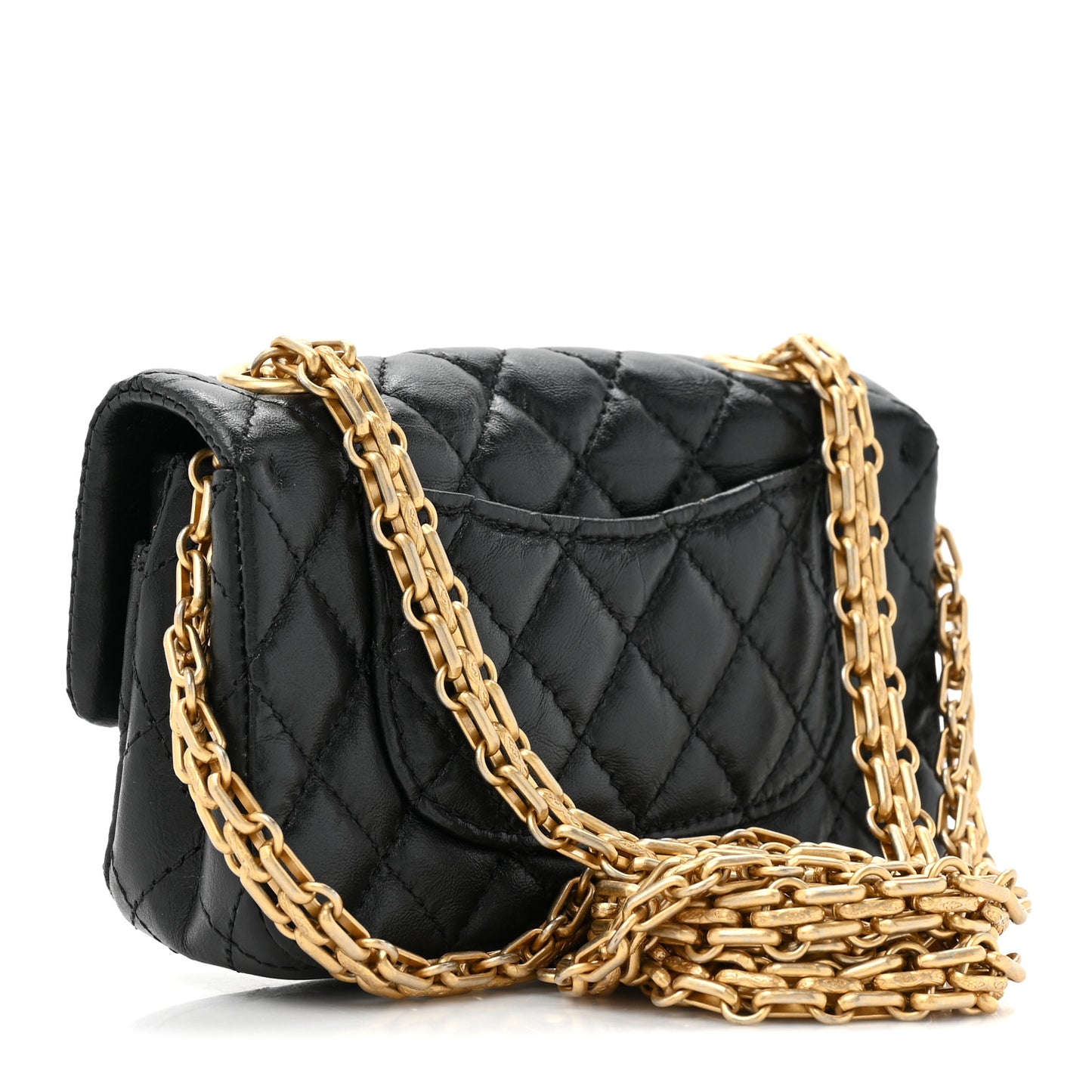 Lambskin Calfskin Tweed Success Story Set of 4 Minis Bags Black