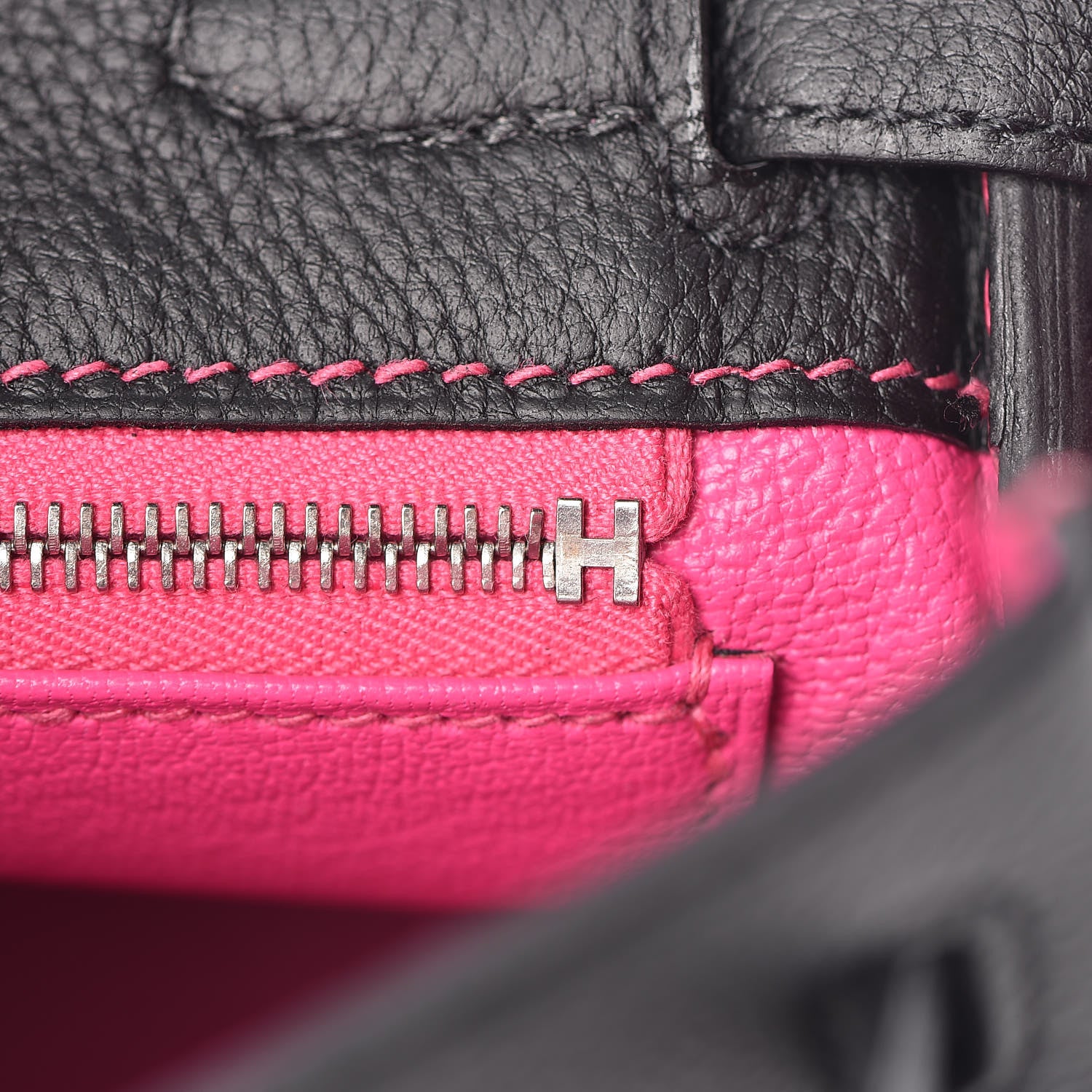 Hermes Togo Horseshoe Kelly Retourne 25 Black Magnolia 15 of 41