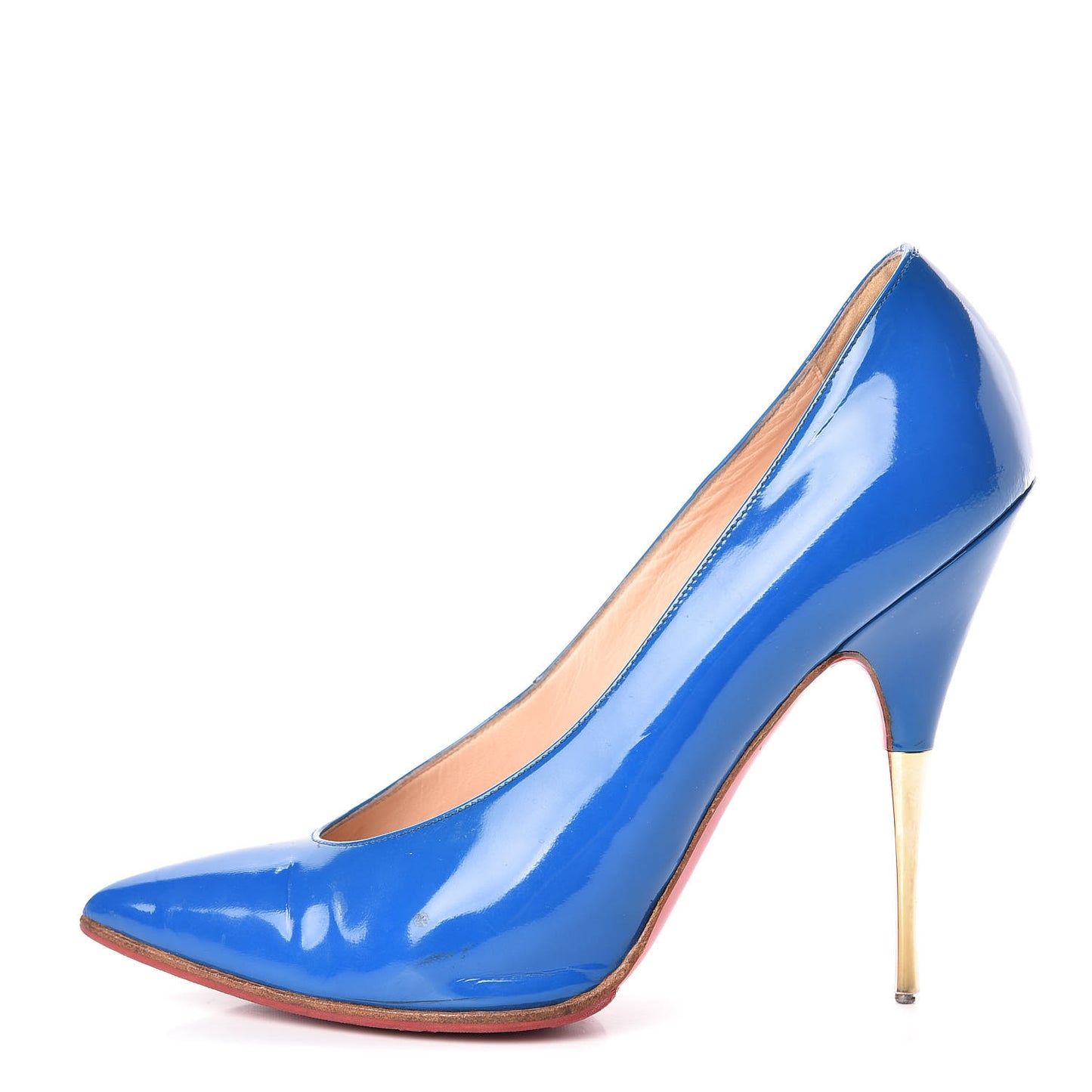 Patent Lola Pumps 37 Blue