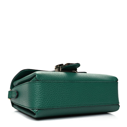 Gucci Dollar Calfskin Interlocking G Crossbody Bag Emerald 4 of 12