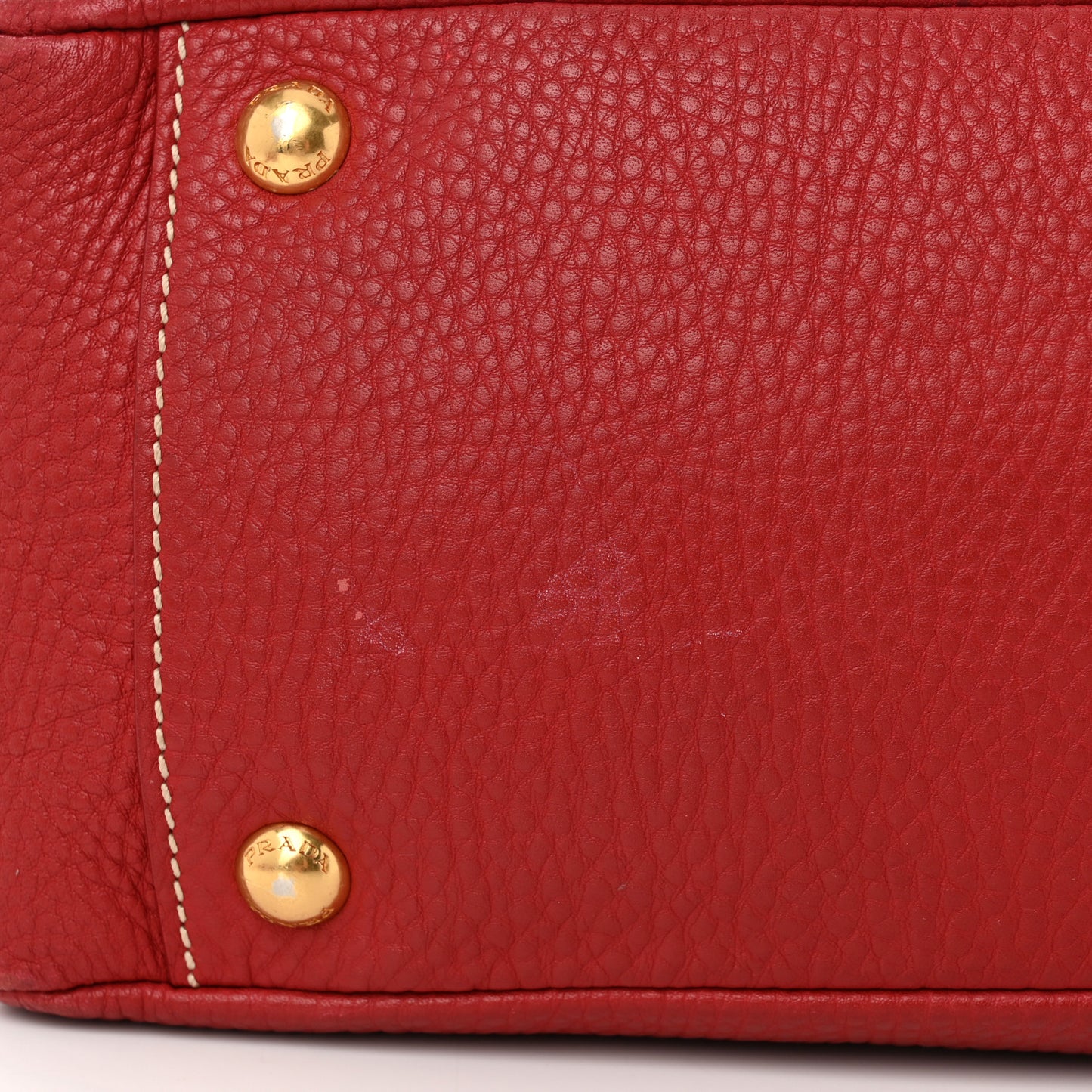Vitello Daino Satchel Rosso