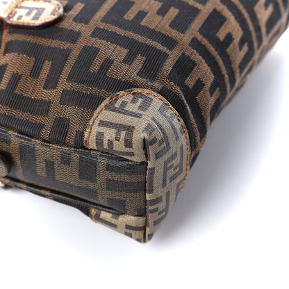 Fendi Zucca Zucchino Mixed Media Boston Tobacco 11 of 13