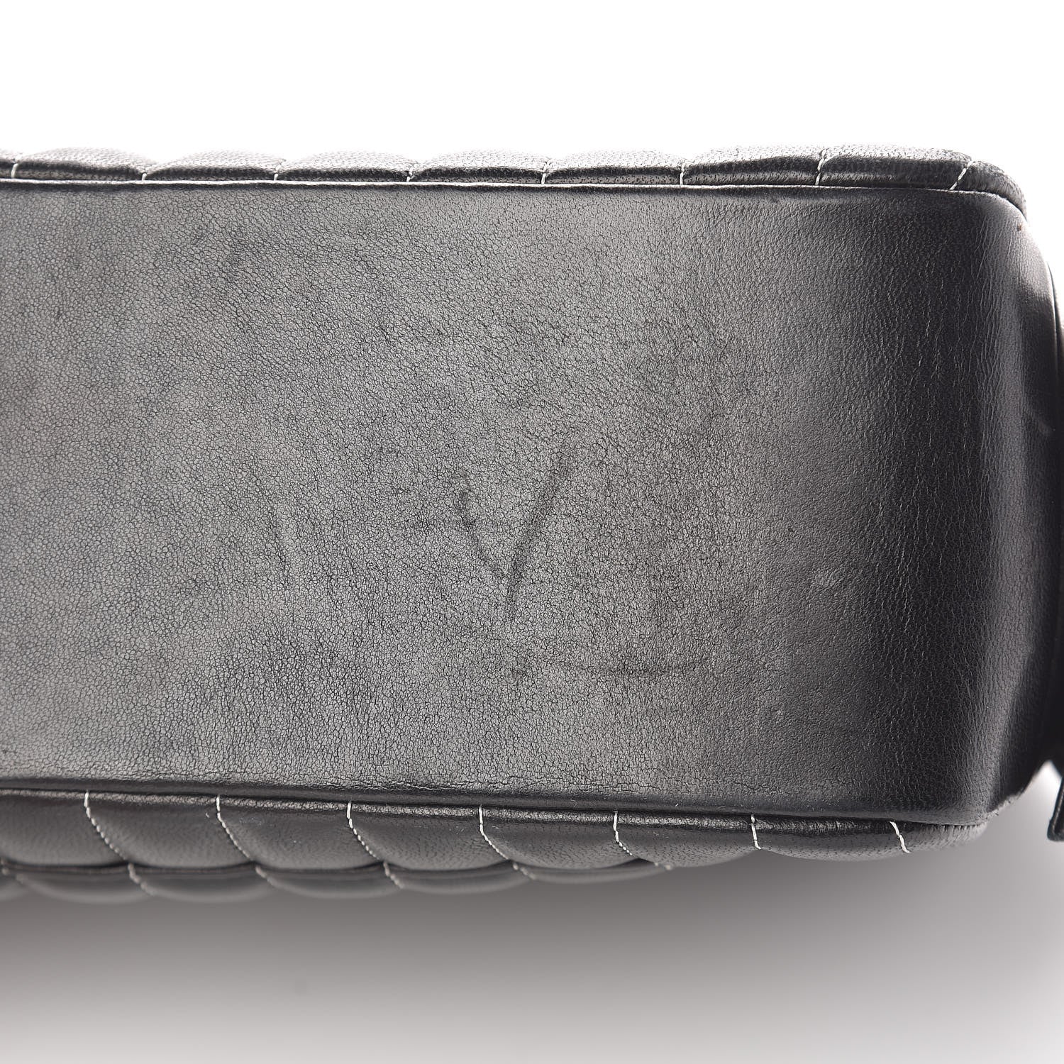 Chanel Lambskin Vertical Quilted Mademoiselle Camera Case Black 18 of 21